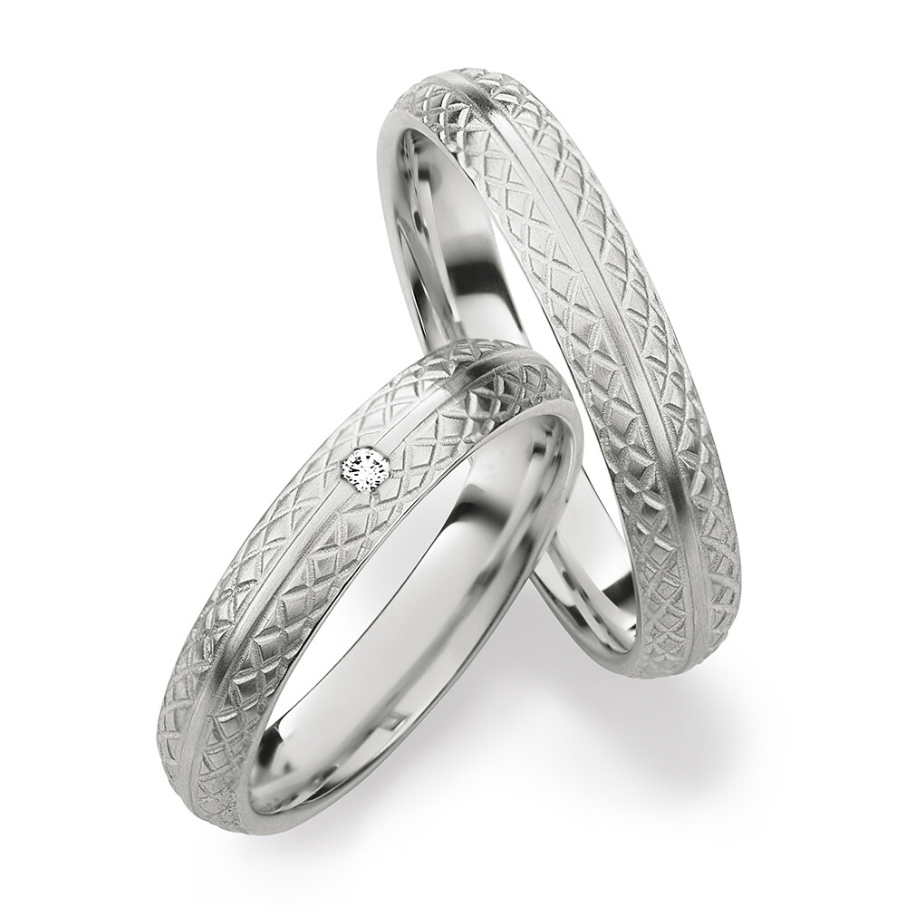 Max Kemper Trauringe Weißgold Brillant 30366