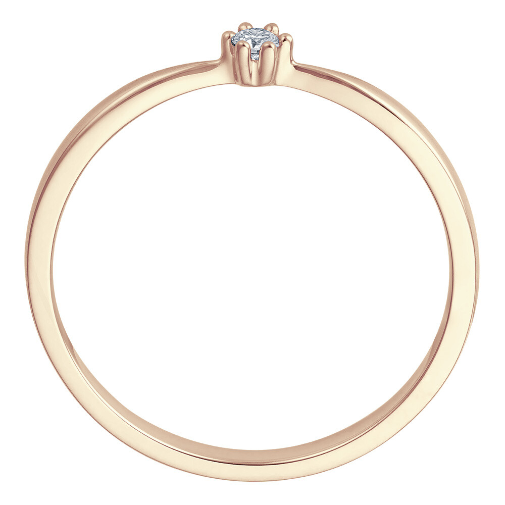 Solitär Ring Roségold Brillant bella luce EH004512