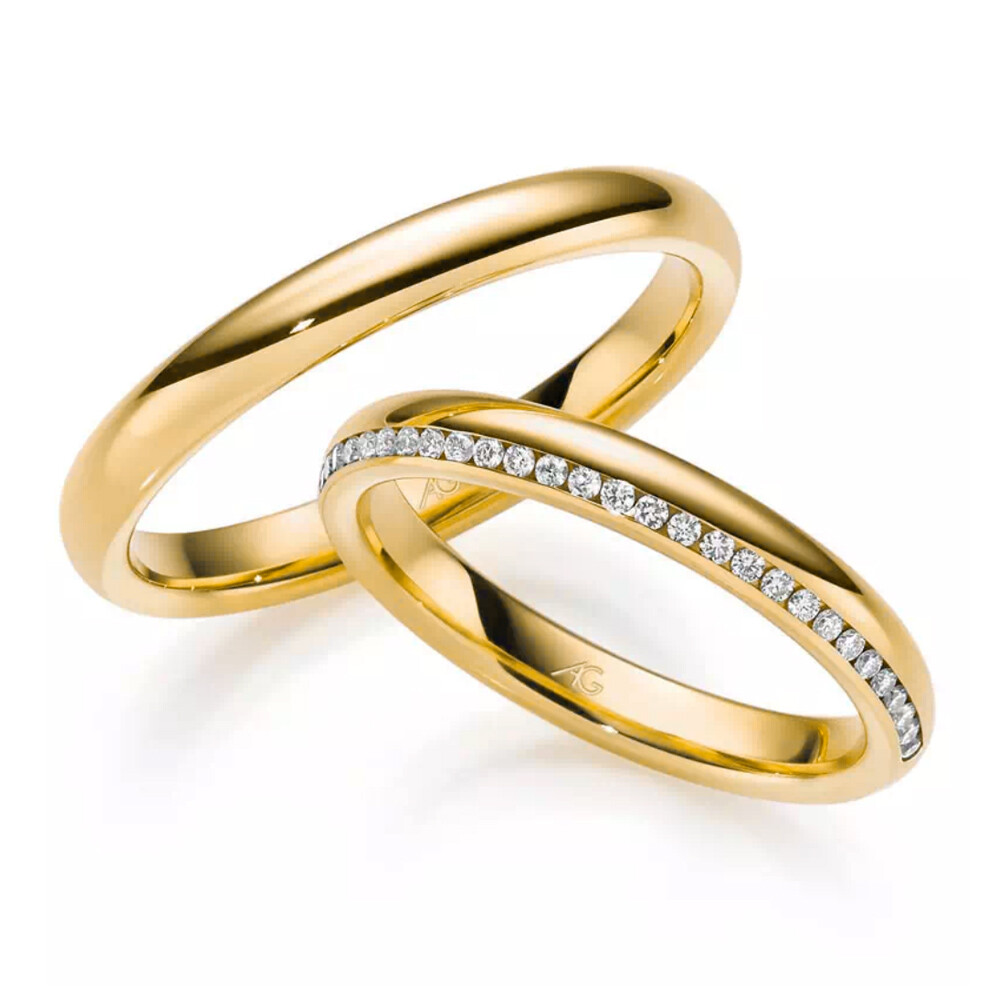 Gerstner Trauringe Gelbgold 4/28504/3 & 28504/3