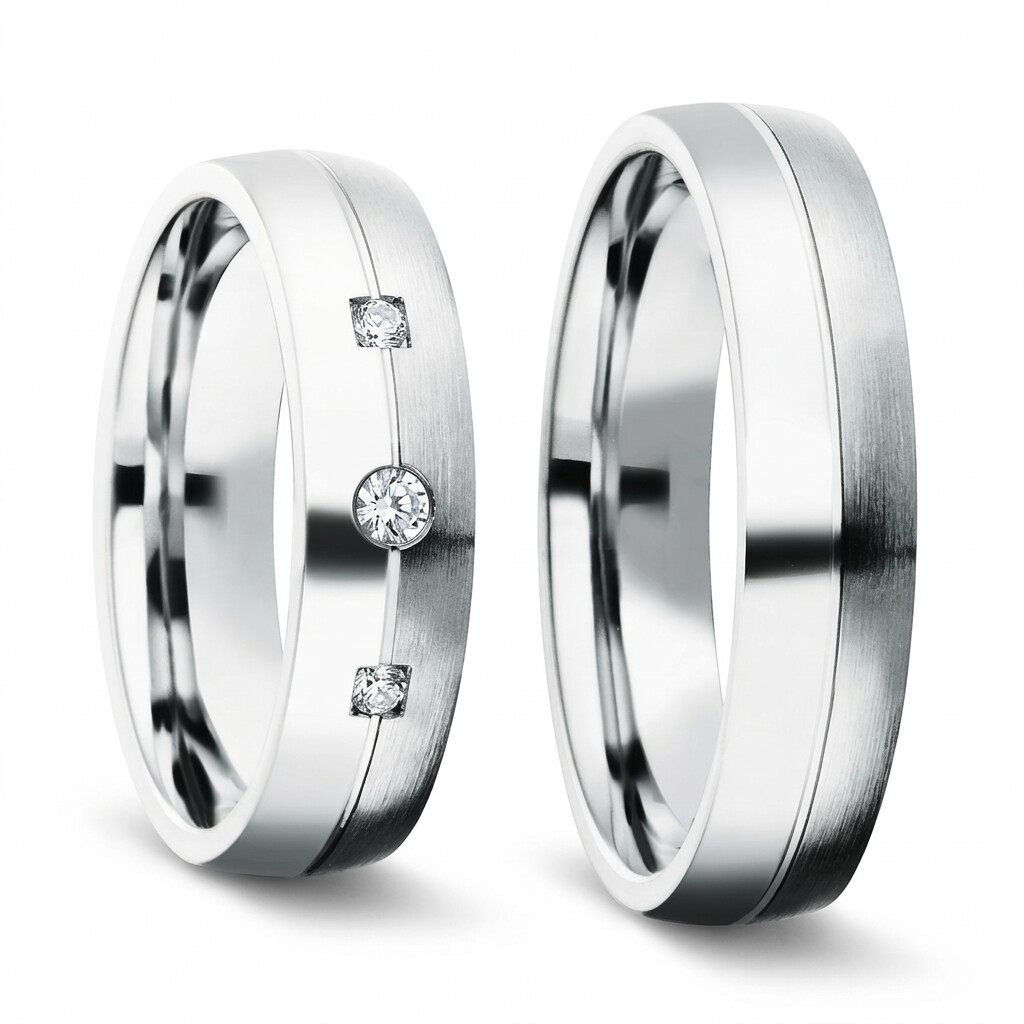 Freundschaftsringe Silber 925 Zirkonia Bedra 90051