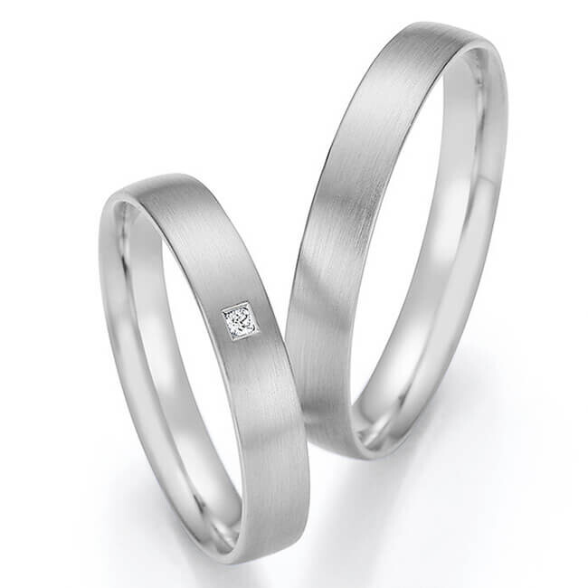 Collection Ruesch Trauringe Eheringe Platin Brillant 66/61090 & 66/61100