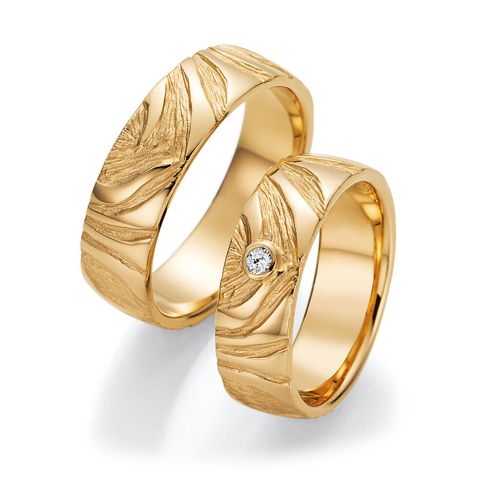 Ruesch Trauringe Gelbgold 66/52170 & 66/52180
