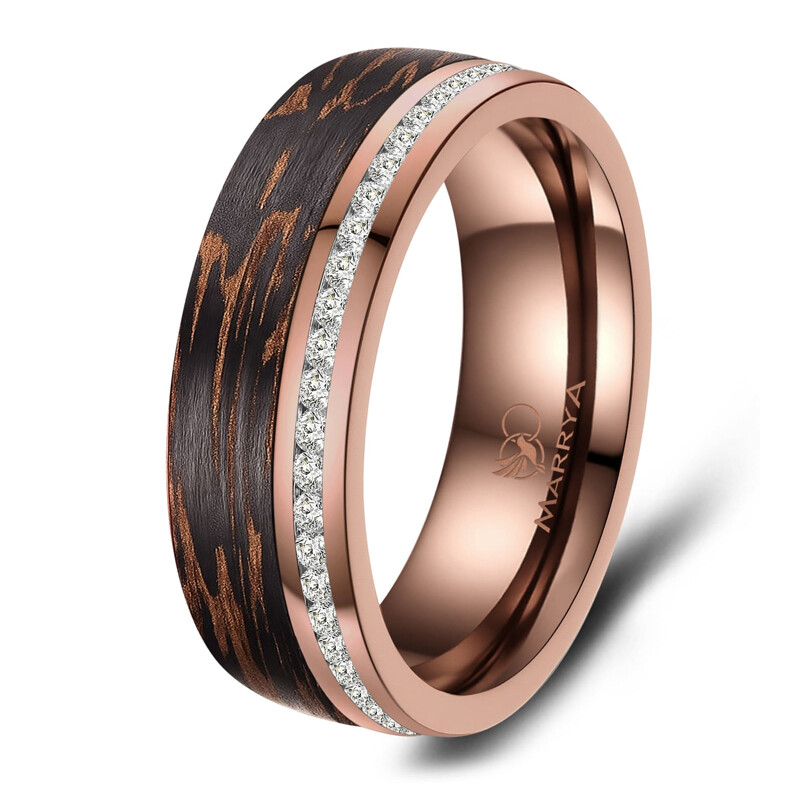 Damenring Carbon Bronce Design Marrya CB-04
