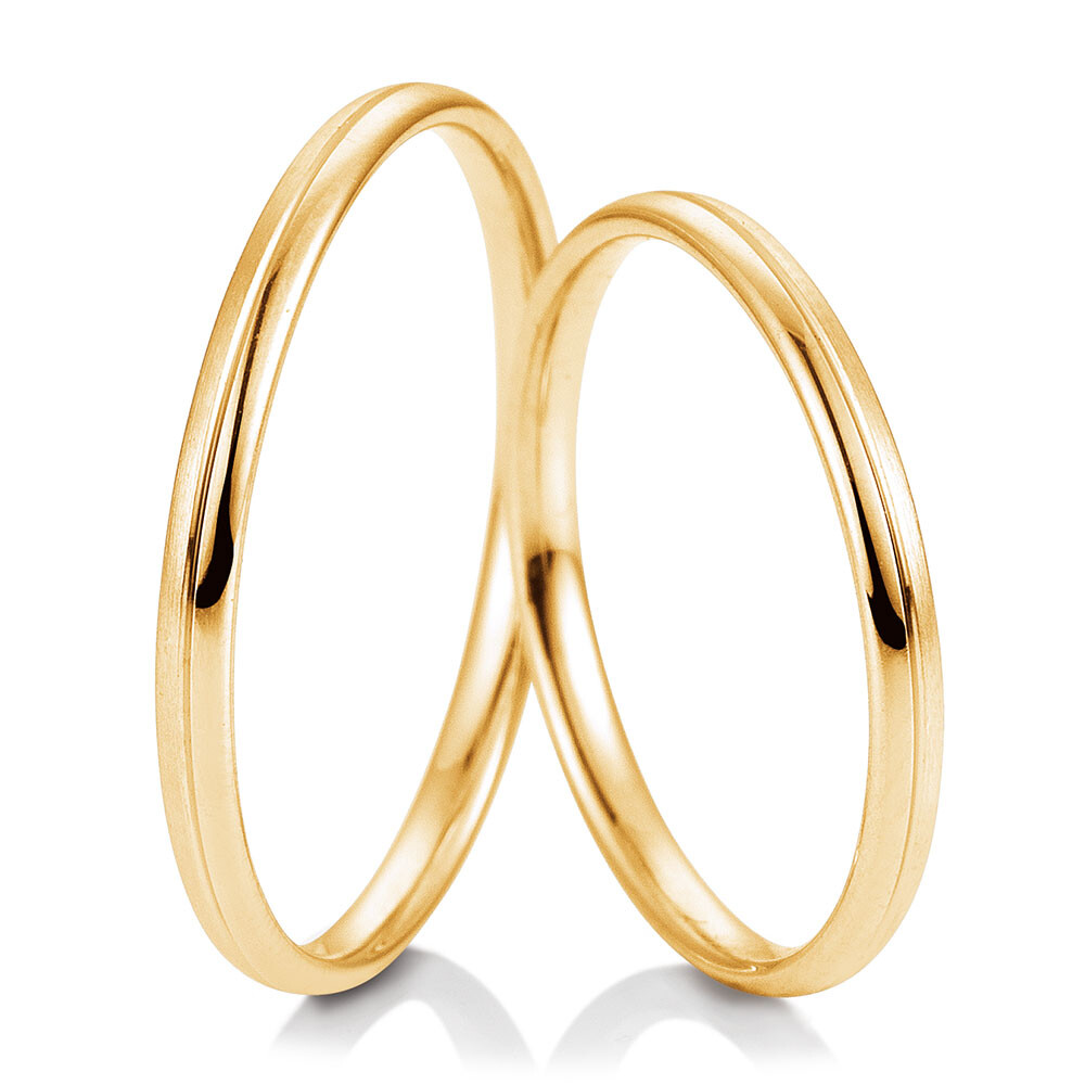 Breuning Trauringe Gelbgold 48/04961 & 48/04962