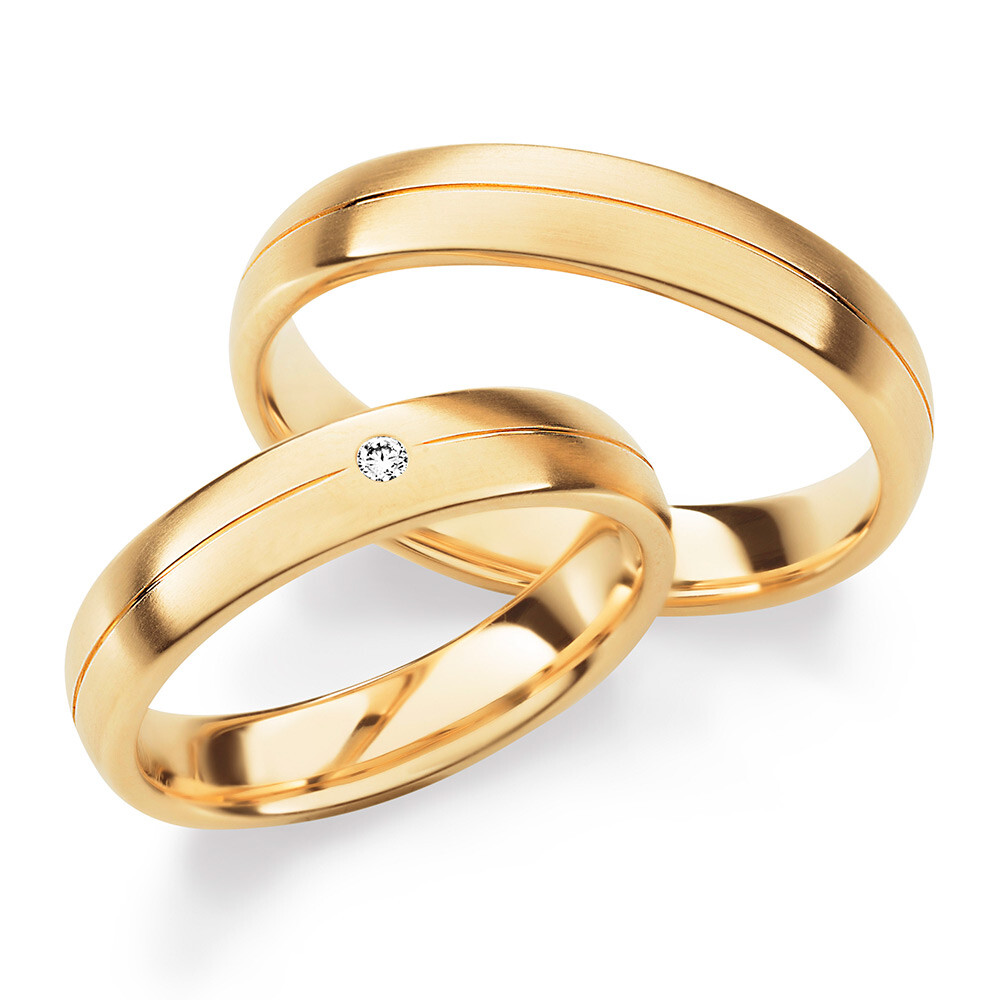 Max Kemper Trauringe Roségold Brillant 30358