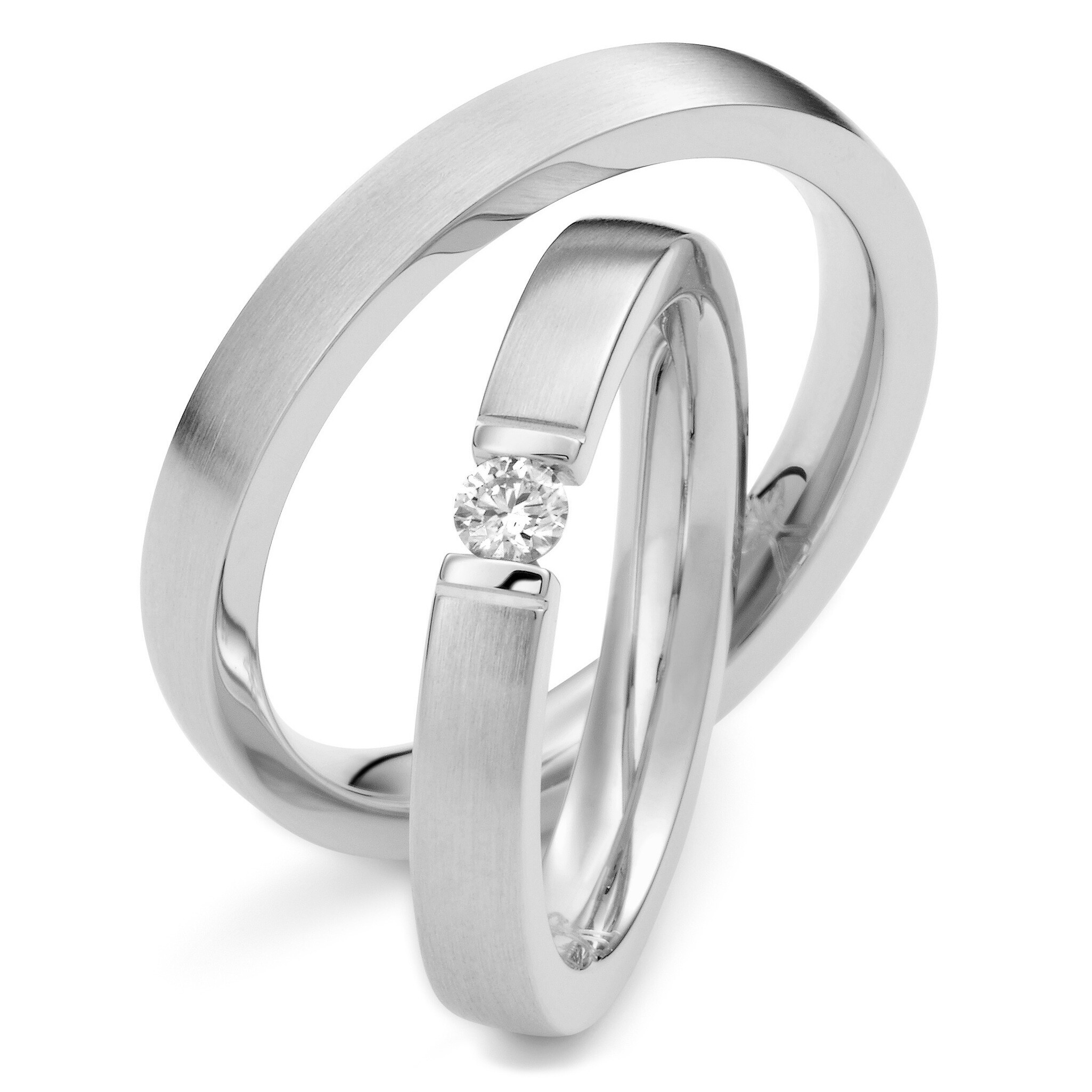 Max Kemper Trauringe Silber 925 Brillant 70033
