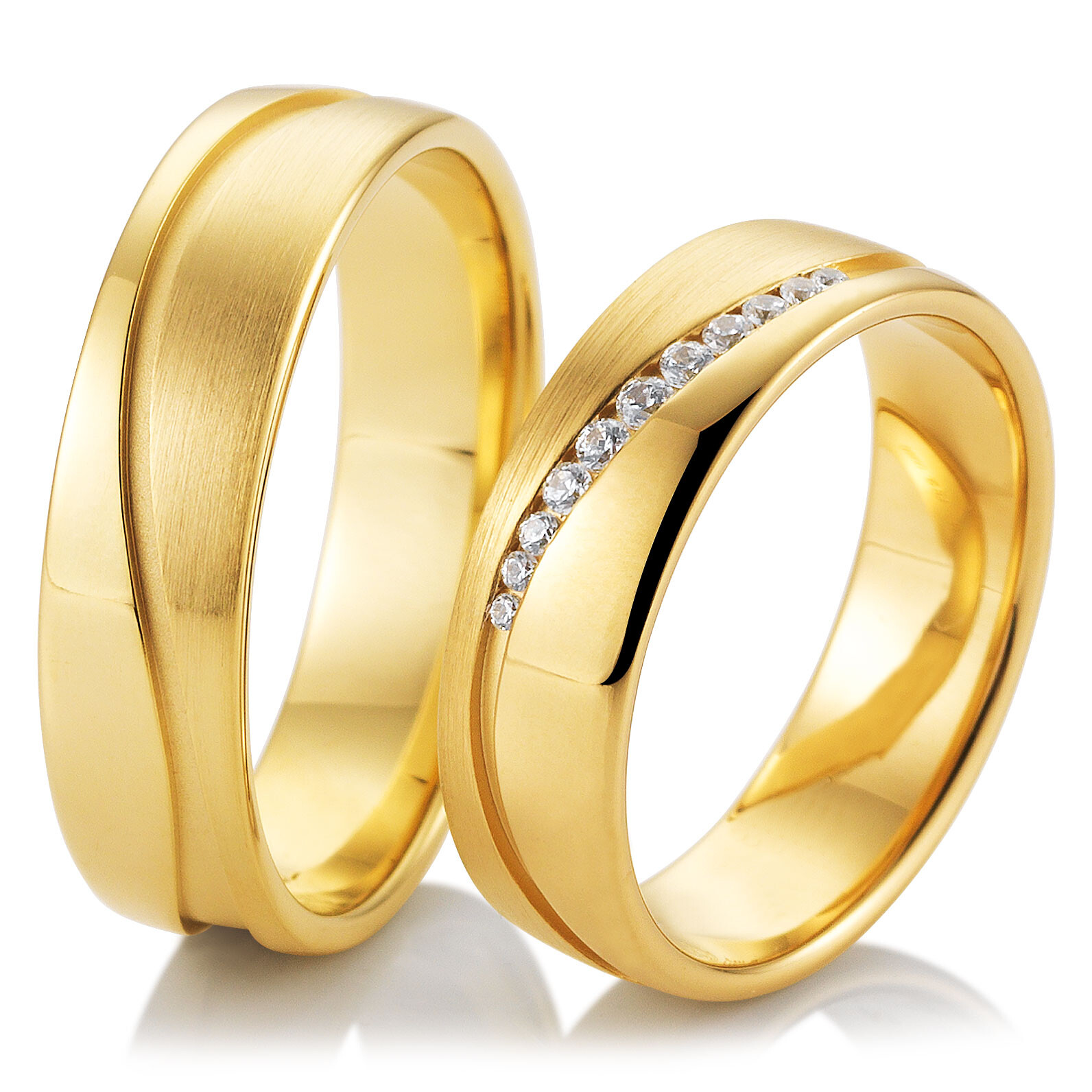 Breuning Trauringe Gelbgold 48/05819 & 48/05820