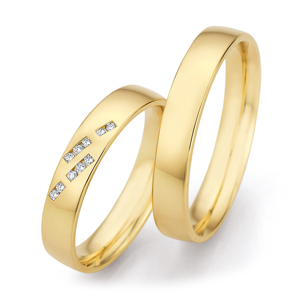 Trauringe Gelbgold Honeymoon Brillant Ruesch 66/71090