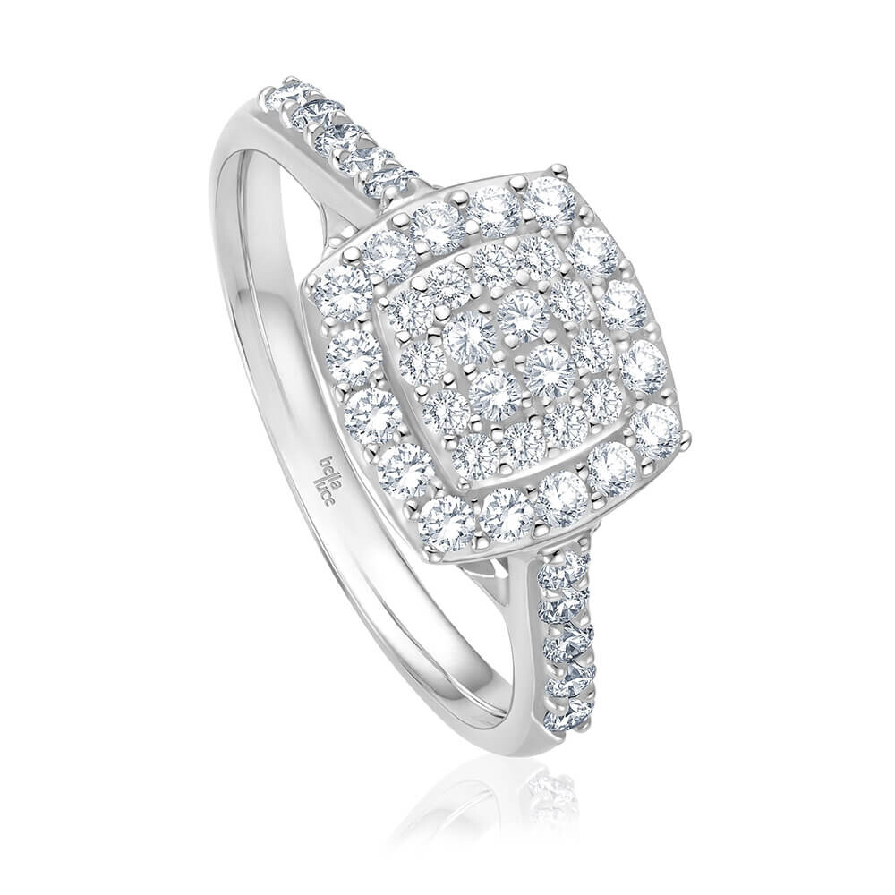 Diamantring Elisara Weißgold bella luce EH005931