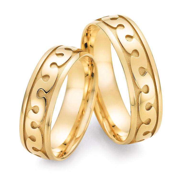 Trauringe Gelbgold Ruesch 66/39100 & 66/39100