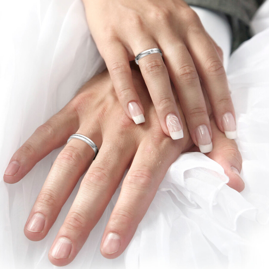 Collection Ruesch Trauringe Weißgold 66/66050 & 66/66060