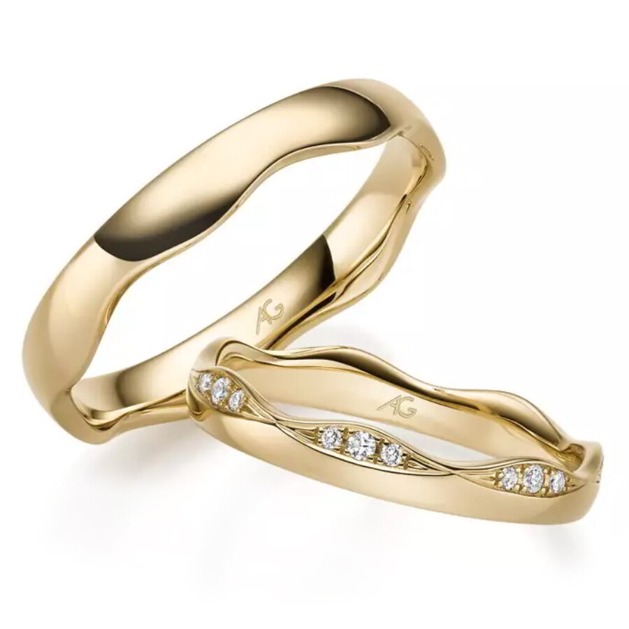 Gerstner Trauringe Gelbgold Brillant 4/31332/3.3 & 31332/4