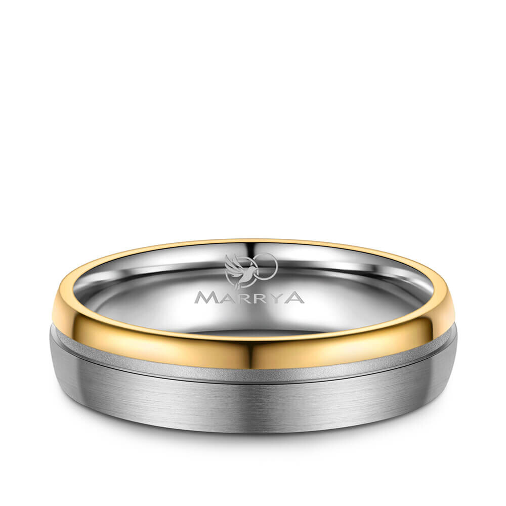 Trauringe Partnerringe Titan Gold Marrya TI-15
