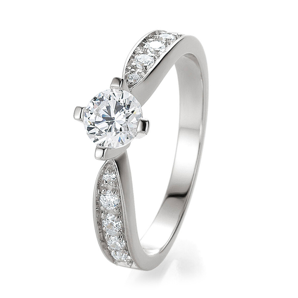 Ring mit Zirkonia Silber 925 BR209-9