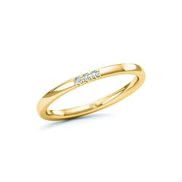 Memoire-Ring Gelbgold 333 zus. 0,030 ct. tw, si Rubin RU-1567-18