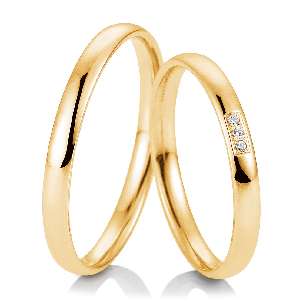 Breuning Trauringe Gelbgold 48/04963 & 48/04964