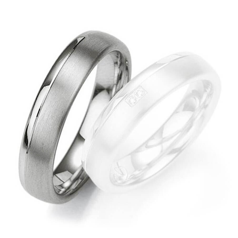 Partnerring Silber 925 Breuning 48/08022