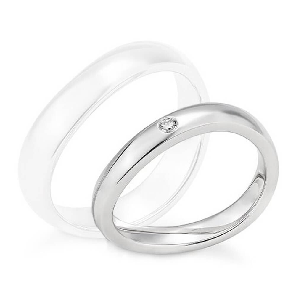 Ring Silber 925 Brillant Lab Grown Silber 41-98025