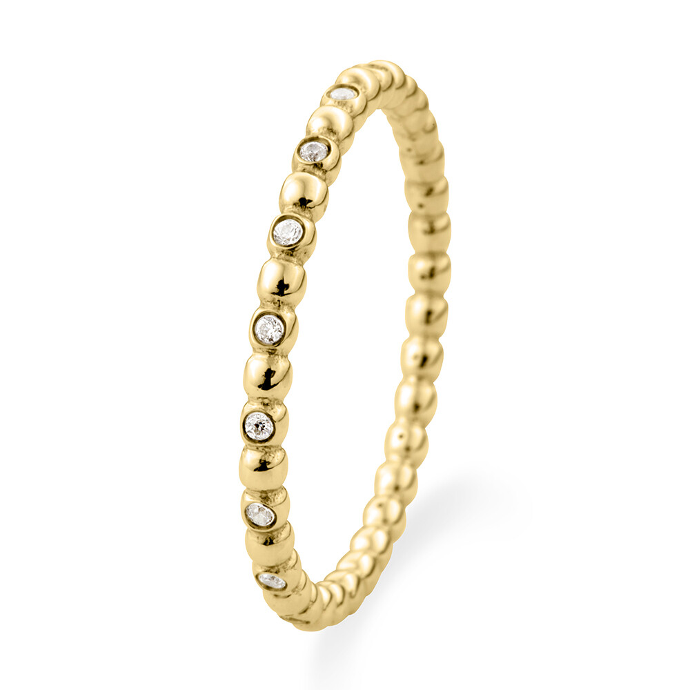 Kühnel Kugelring Gelbgold Zirkonia 503761