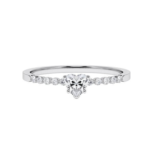 Diamantring Weißgold 333/- zus. 0,400 ct, tw, vs & tw, si - RU-1786-1