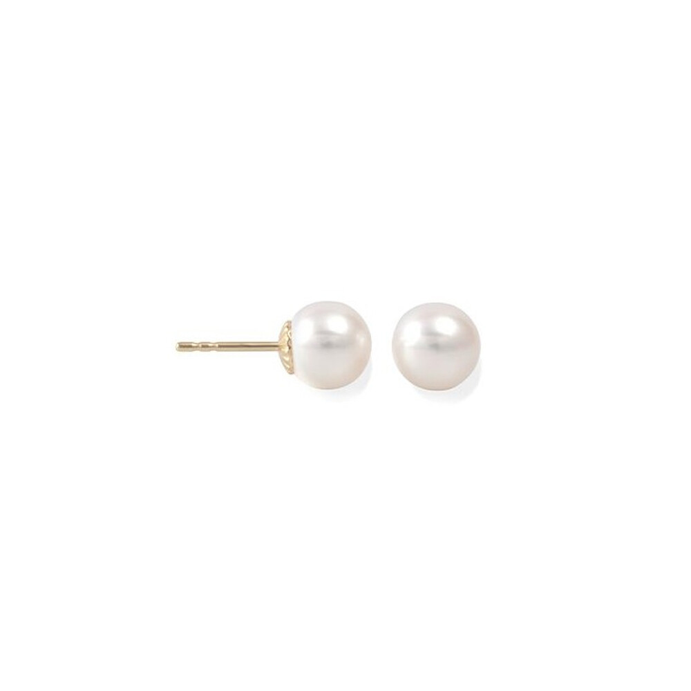 Ohrstecker mit Perle Gold Breuning