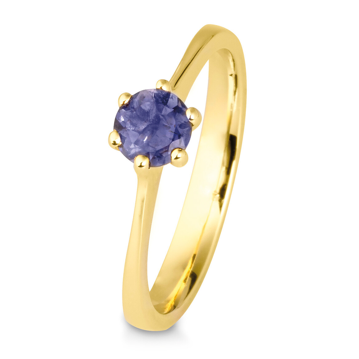 Breuning Ring Gelbgold 585 Iolit 42/84833