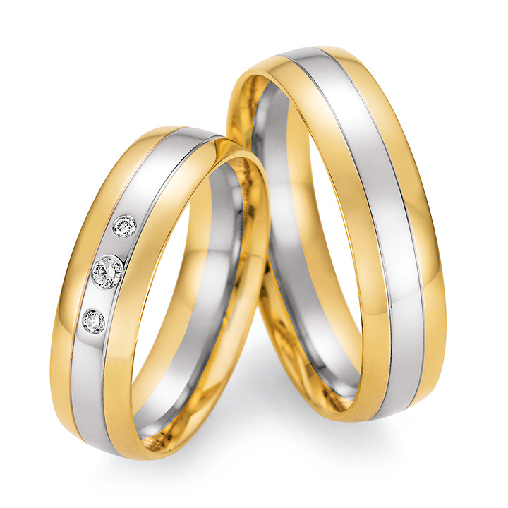 Trauringe Bicolor Honeymoon Ruesch 66/46170 & 66/46180