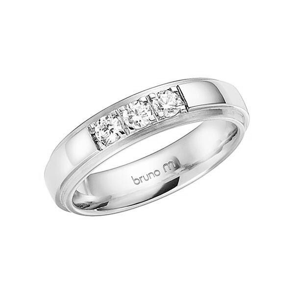 Bruno M Memoire Ring Weißgold J-1210-1