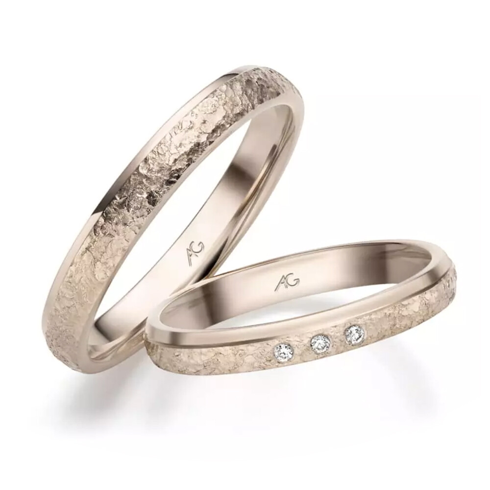 Eheringe Haselnuss-Gold Brillant Gerstner 31506