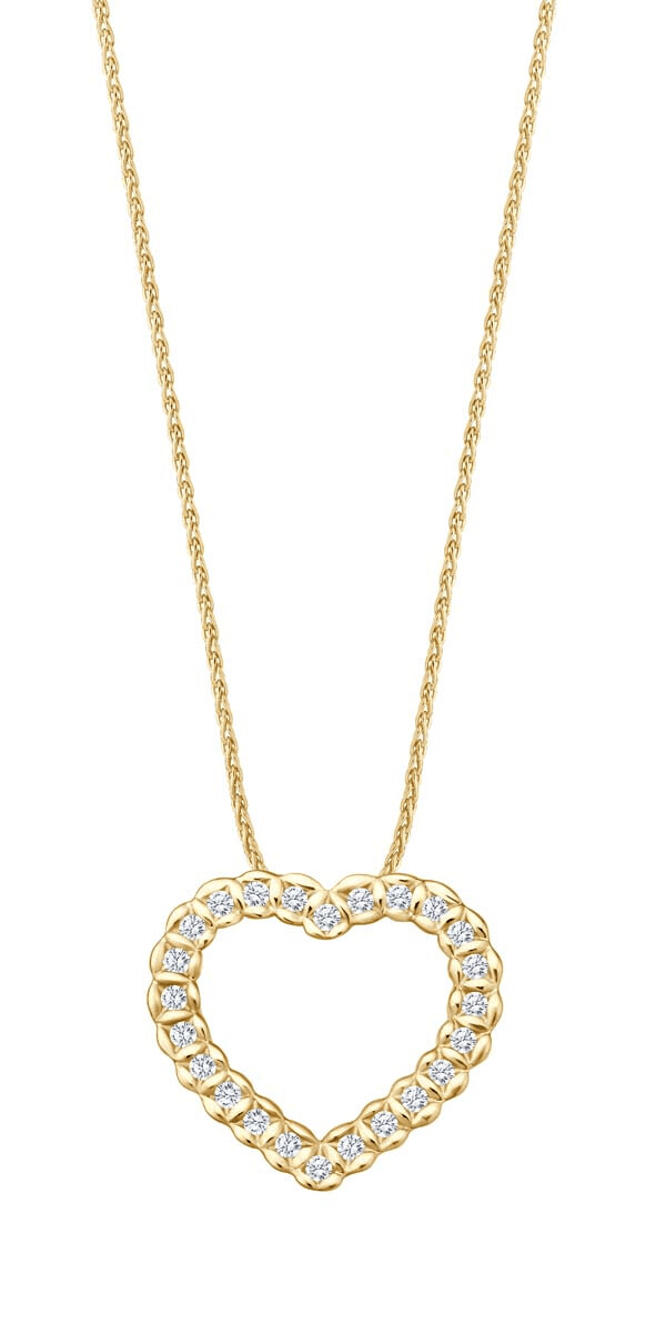 Kette mit Anhänger Herz Gelbgold bella luce EH001114