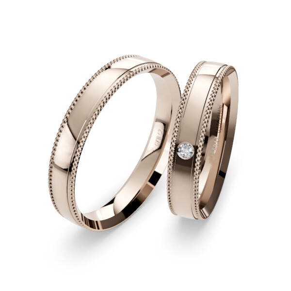 Eheringe Blush-5 Perlierung Breuning 48/05715