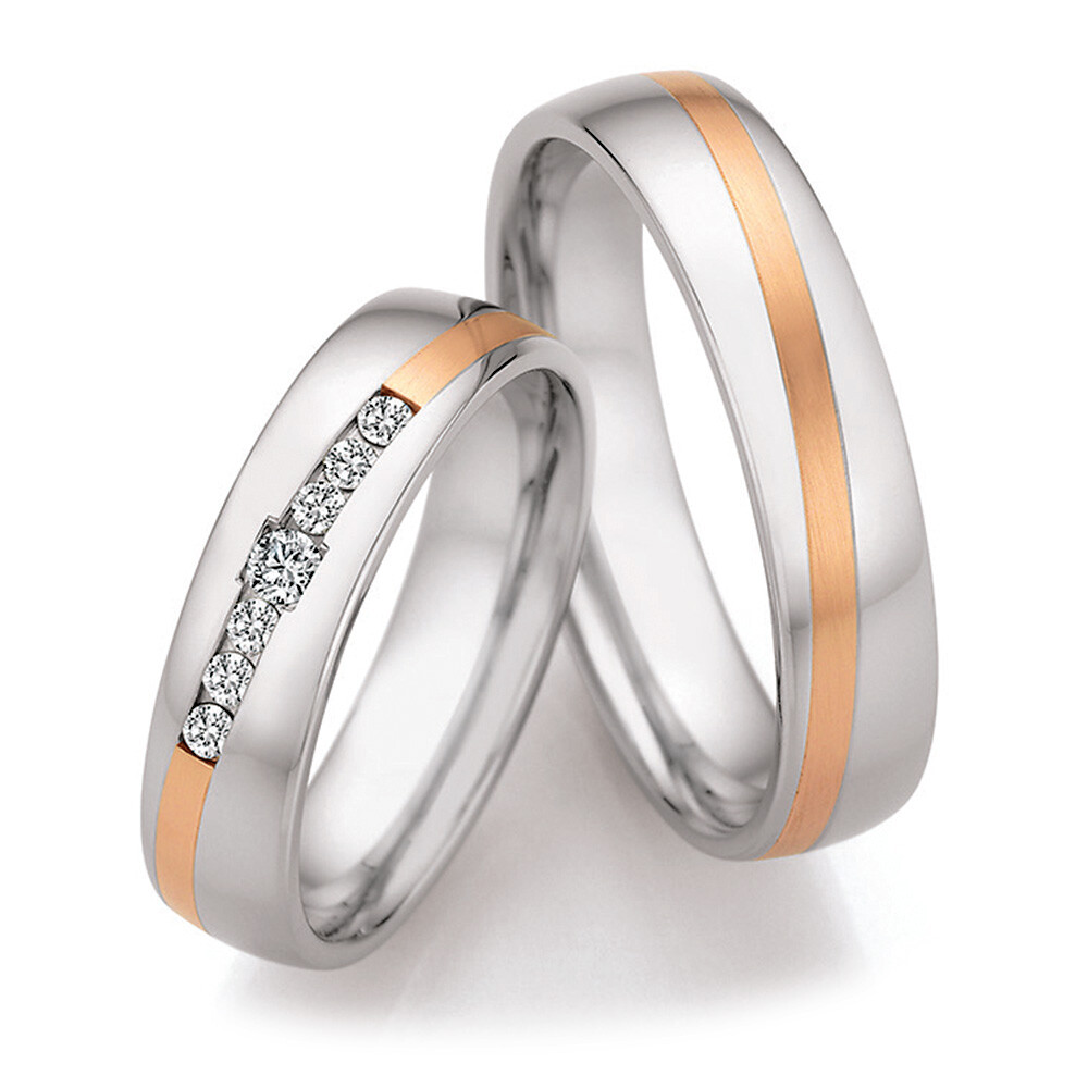 Eheringe Steel Gold Collection Ruesch 88/25070