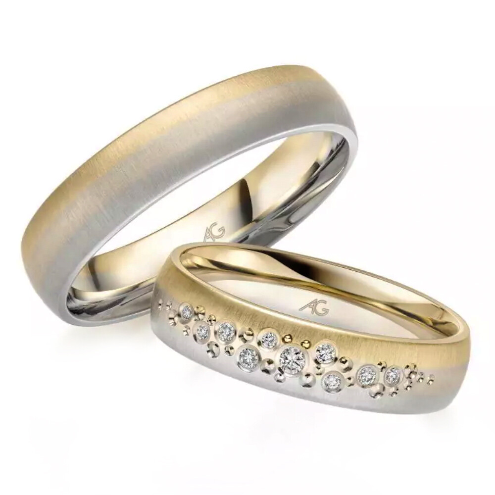 Gerstner Trauringe Sonnenlicht Brillant 4/31243/5 & 31243/5