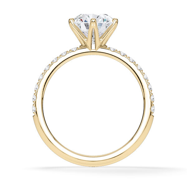 Hollywood Ring Brillant Gelbgold Rubin 1888