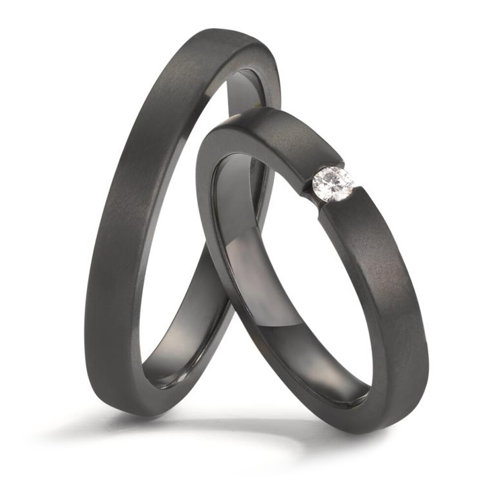 Eheringe aus Zirkonium Spann Brillant TitanFactory 52675