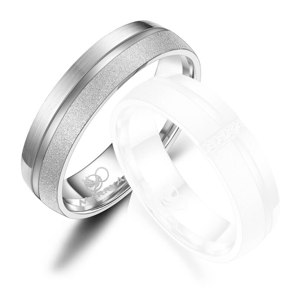 Partnerring aus Silber & Gold Marrya HSG-C-07