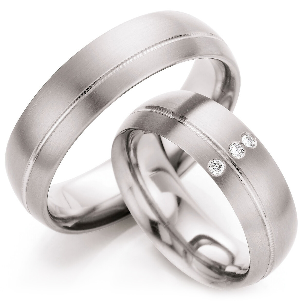 Ruesch Trauringe aus Weißgold 77/07100