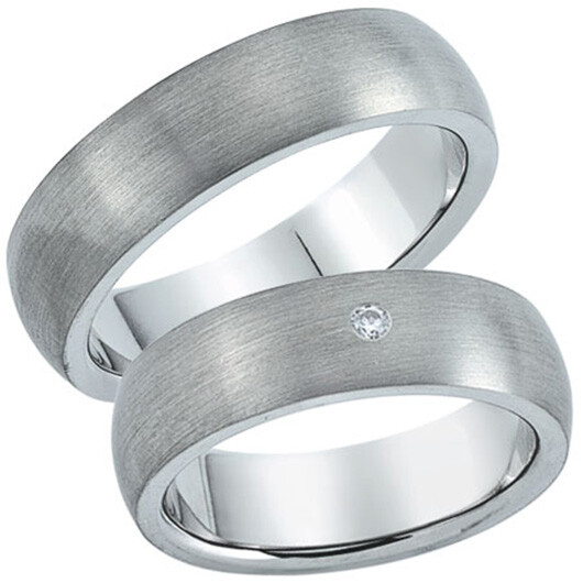 Schwarz Partnerringe Titan 20009