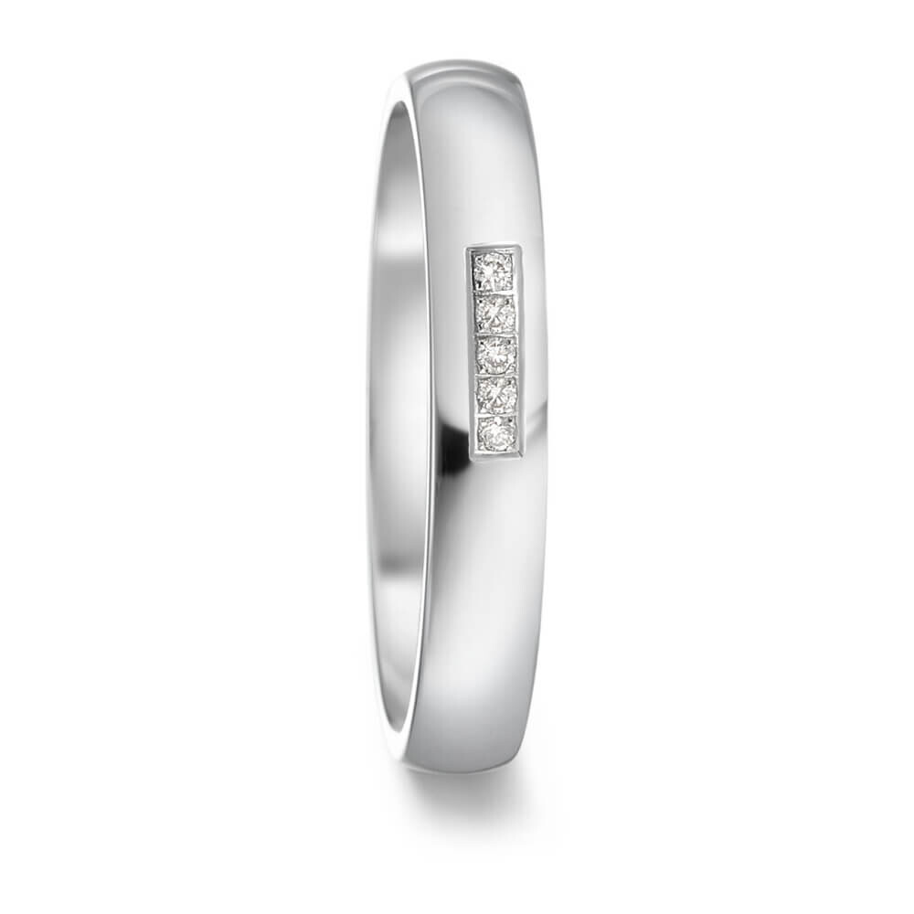 Partnerringe Edelstahl Brillant TeNo 54276