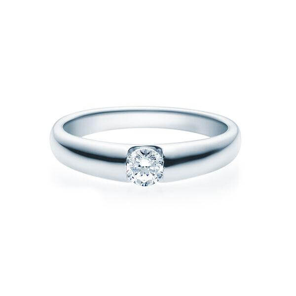 Verlobungsring Spannring Silber Rubin RU-1506