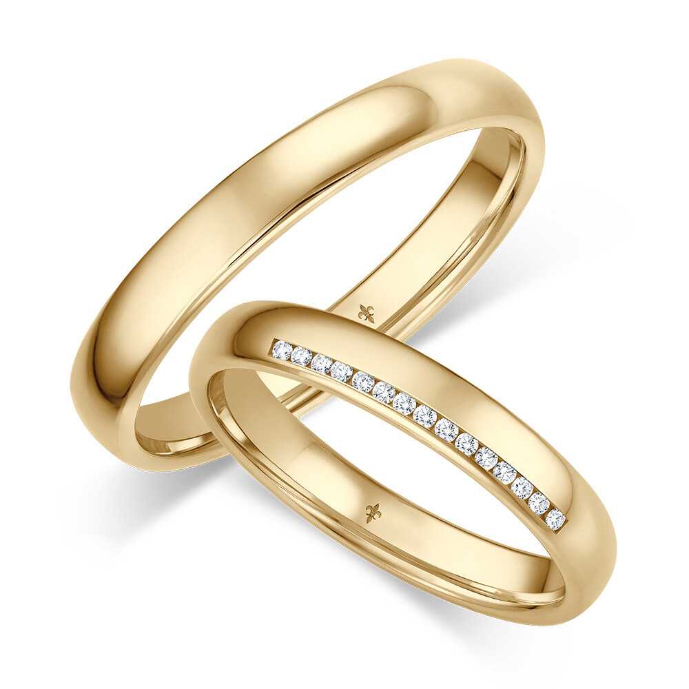 Trauringe Ella Gelbgold Giloy TR-0/TR-1-00090