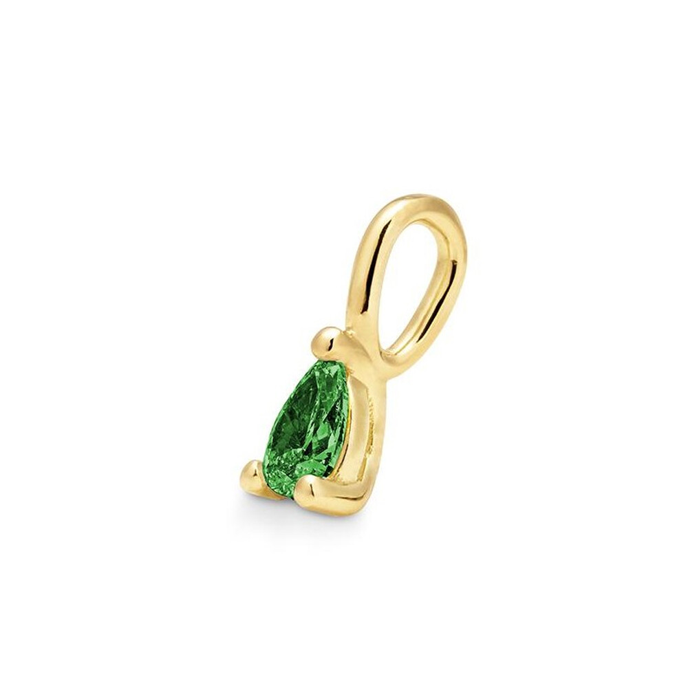 Anhänger Gelbgold Tsavorite Tropfen Breuning 32-03326