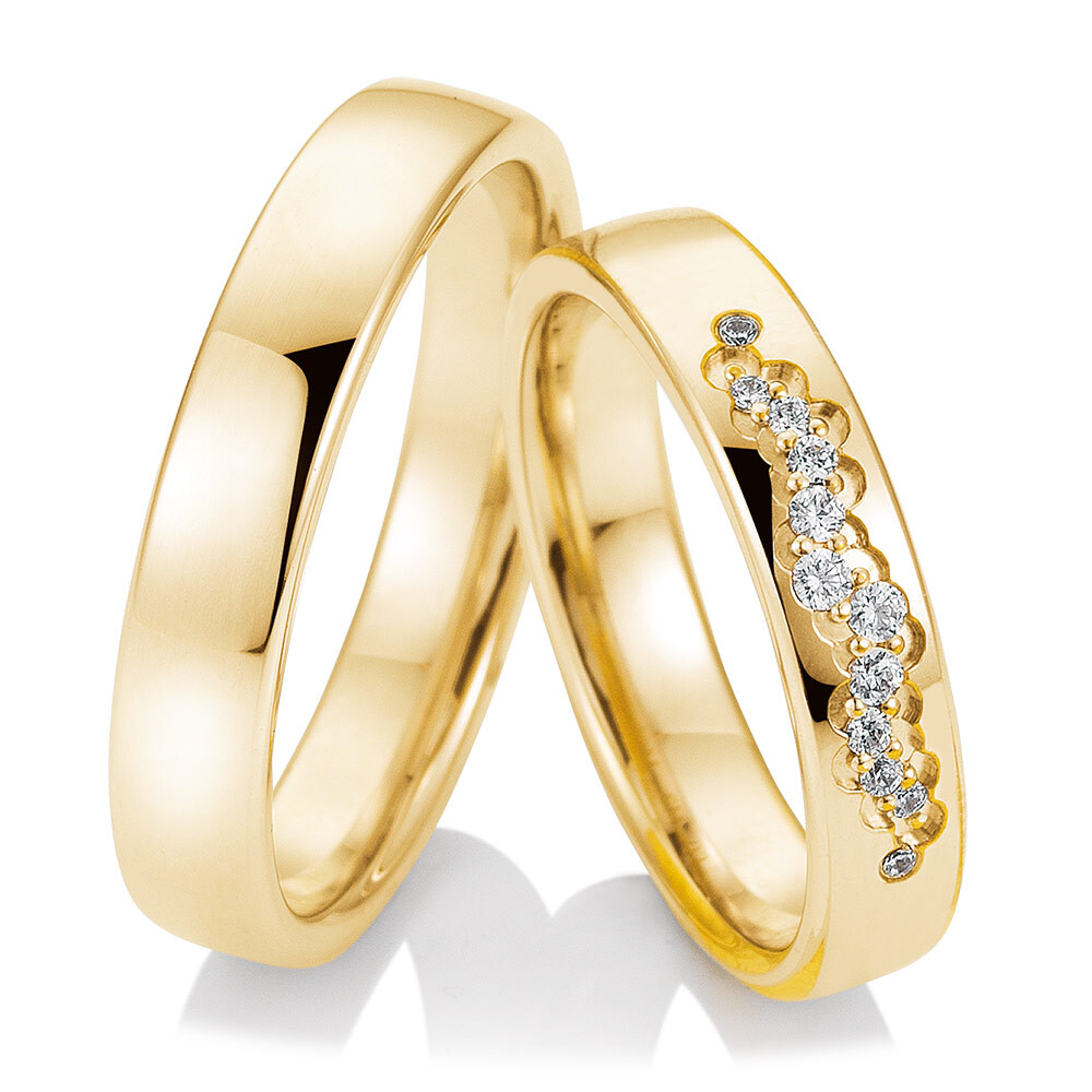 Trauringe Gelbgold Saint Maurice 49/81709 & 49/81710