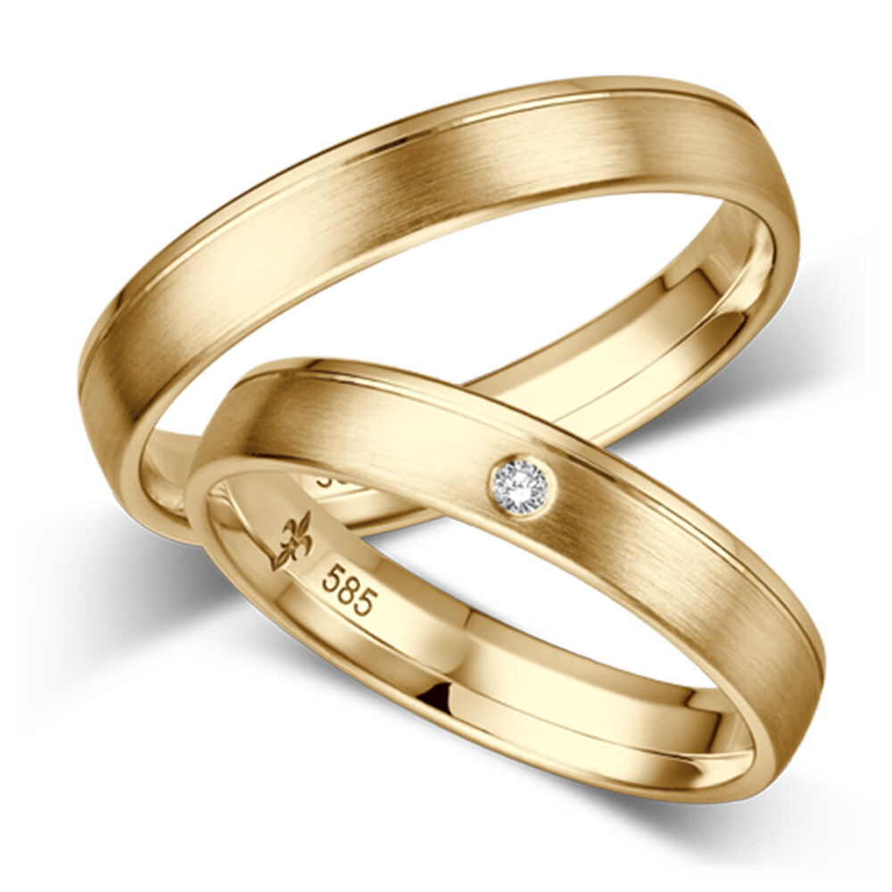 Trauringe Danielle Gelbgold Giloy TR-0/TR-1-00058