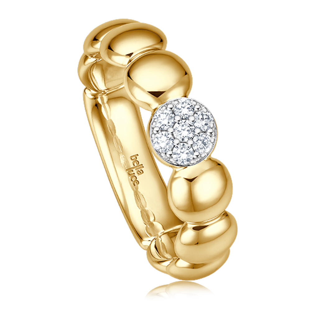 Kugelring Pallina Gelbgold bella luce EH004940