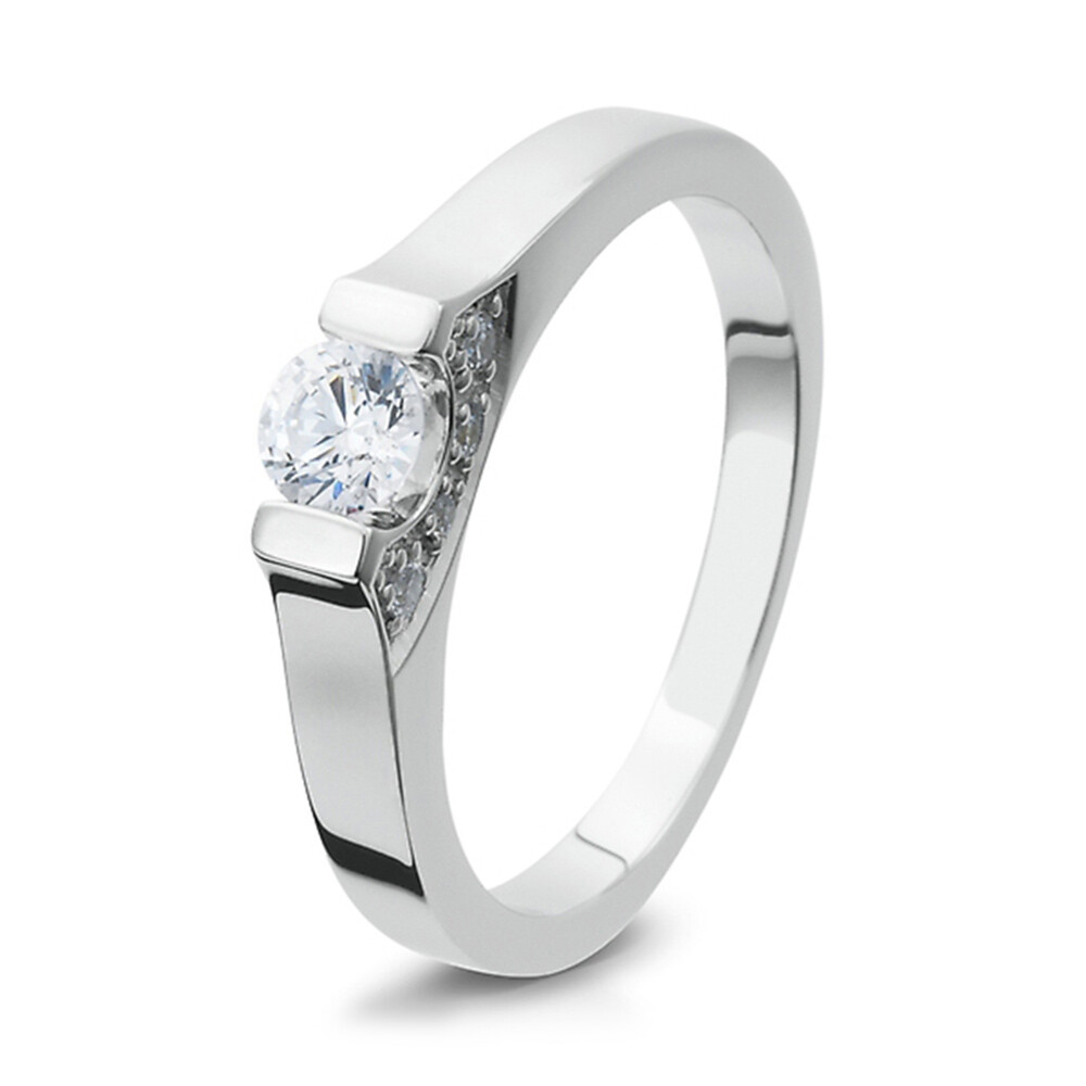 Ring mit Zirkonia Silber 925 BR211-1