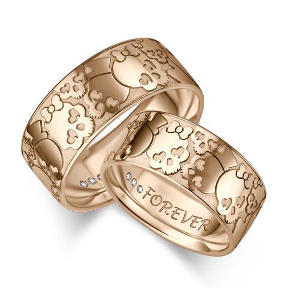 Giloy Trauringe Girlie Roségold - 9000