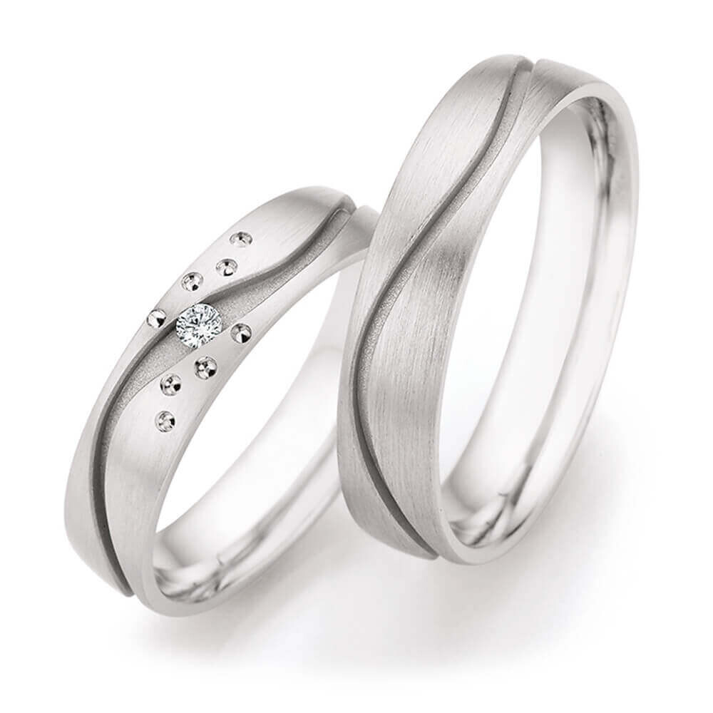 Eheringe Honeymoon Weißgold 66/75070 & 66/75080
