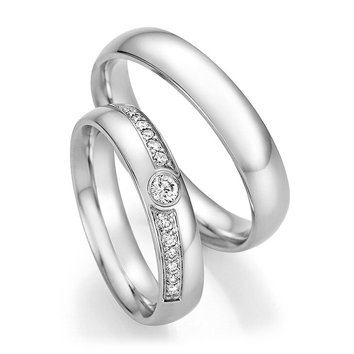 Collection Ruesch Trauringe Platin 66/60130 & 66/60140