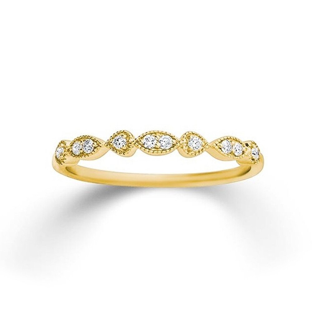 Ring Gelbgold Vintage Boho Brillant Palido K11996G